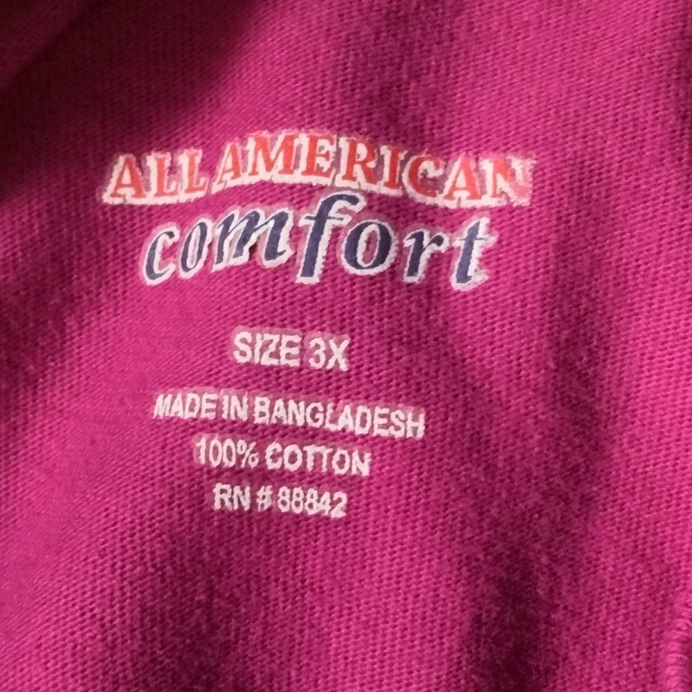 "All American Comfort" woman's long sleeve shirt - Picture 5 of 6